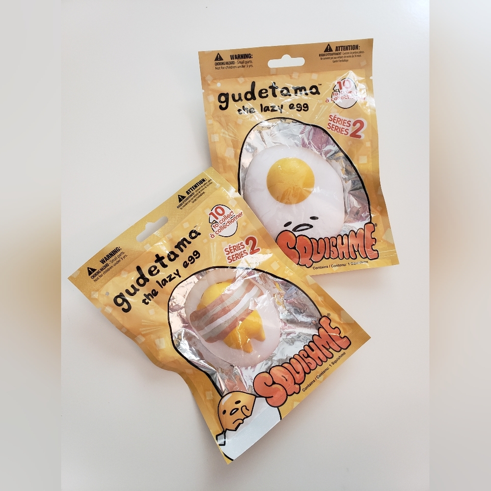 BNIP Sanrio Gudetama Squishme toys